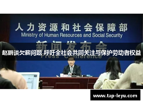 赵鹏谈欠薪问题 呼吁全社会共同关注与保护劳动者权益