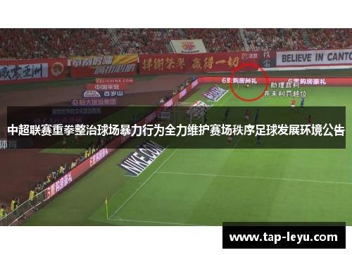 中超联赛重拳整治球场暴力行为全力维护赛场秩序足球发展环境公告