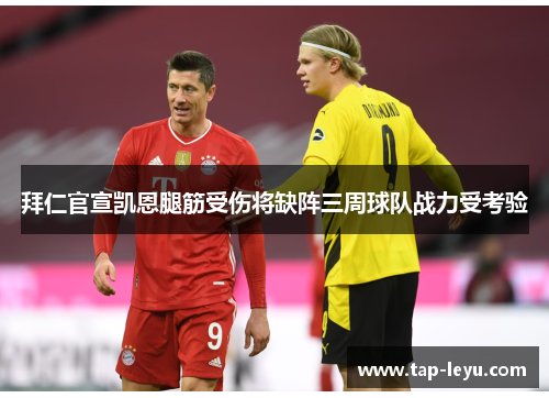 拜仁官宣凯恩腿筋受伤将缺阵三周球队战力受考验 拜仁官宣凯恩腿筋受伤将缺阵三周球队战力受考验
